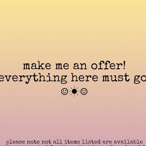 MAKE ME AN OFFER 🍑